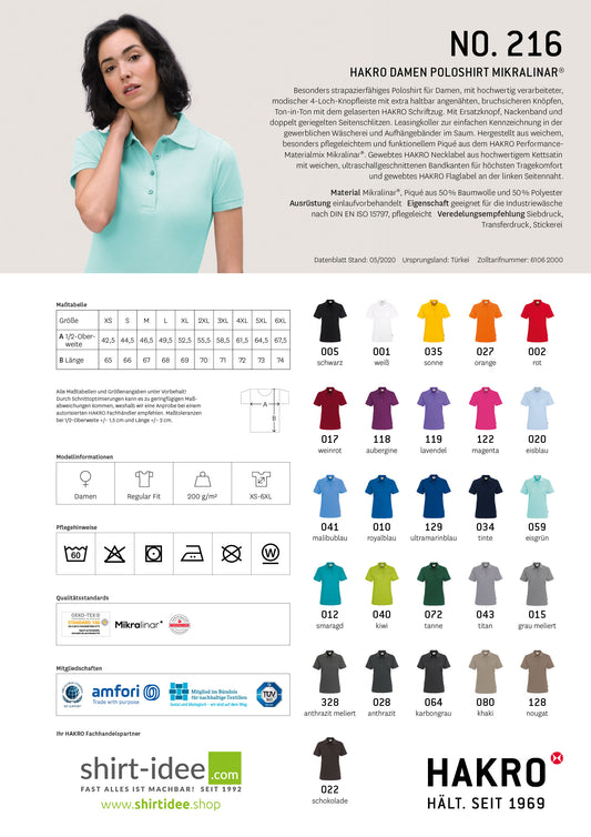 FSVEH - Damen Polo-Shirt Performance - shirtidee.shop