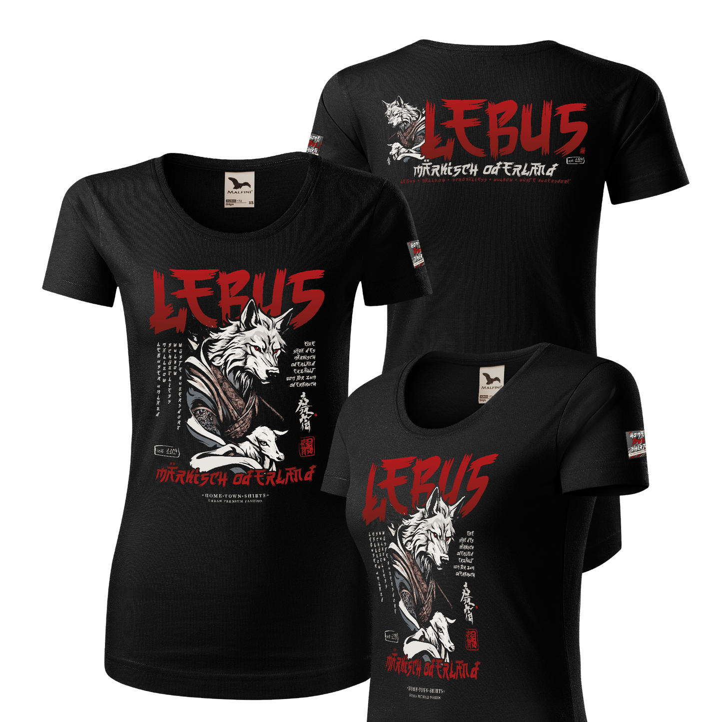 Lebus - Samurai Edition - Damen T-Shirt - darkEdition