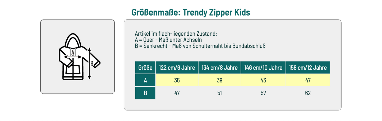 HSV - Kinder Zipper Unisex