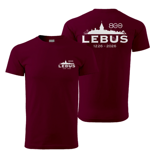 800 Jahre Lebus – Jubiläumsshirt – Damenvariante