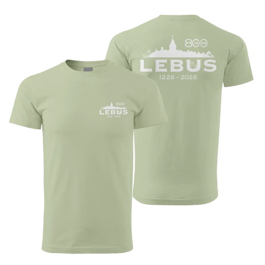 800 Jahre Lebus – Jubiläumsshirt – Unisex - sagegreen - shirt-idee.com
