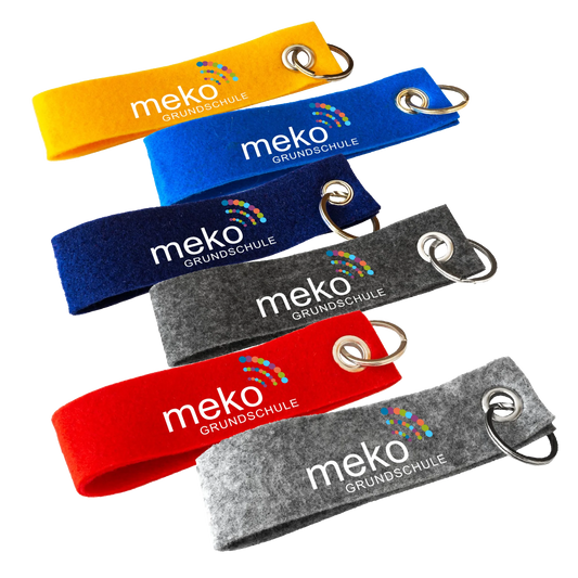 meko Filzschlaufe Schlüsselanhänger mit Name - shirtidee.shop