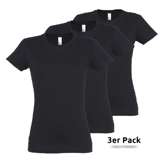 - Basic Imperial Women 3erPack T-Shirts - DarkLine, Baumwolle, versch. Farben - shirtidee.shop - - #tag1# - #tag2# - #tag3# - #tag4#