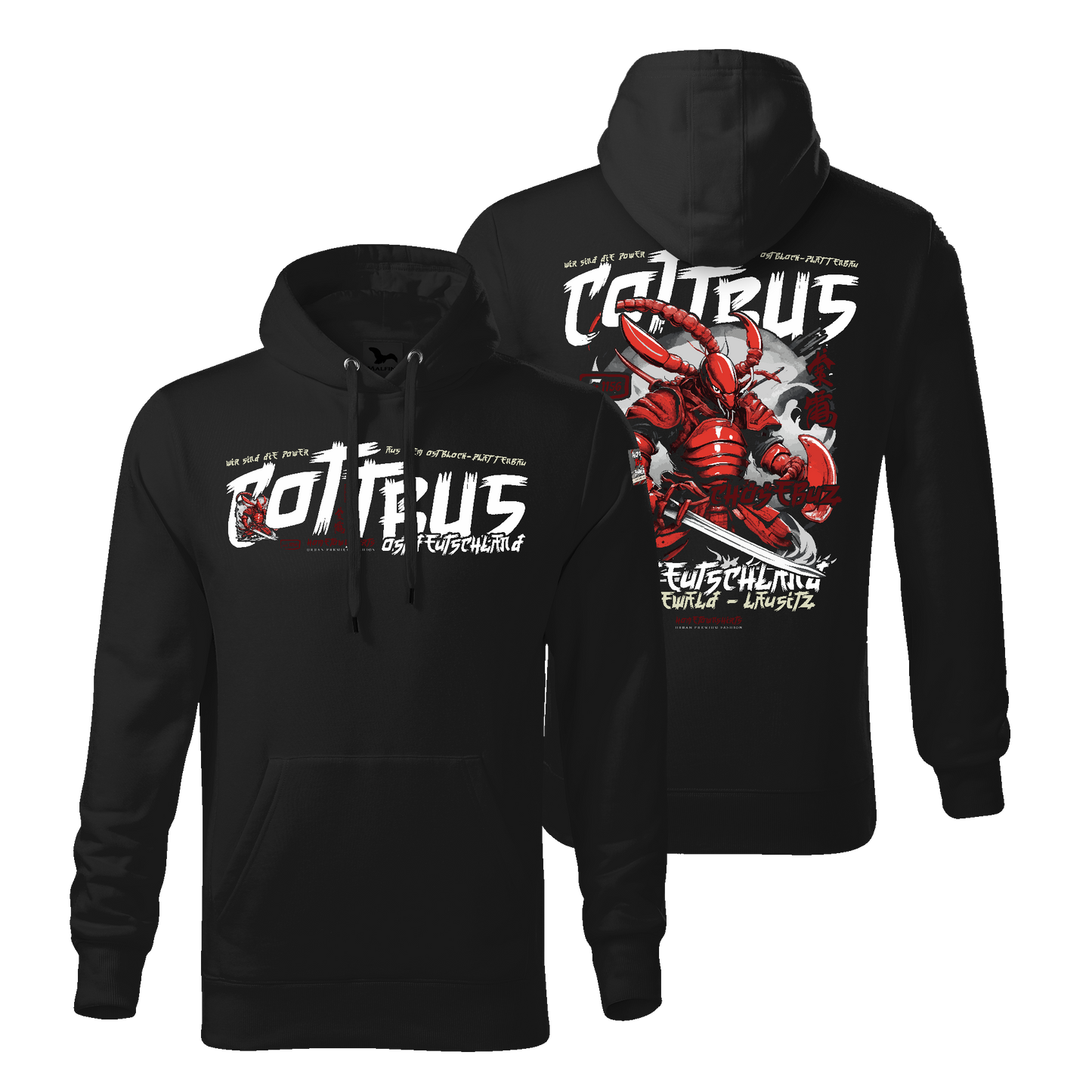 Cottbus - Samurai Edition - Herren Kapuzensweatshirt