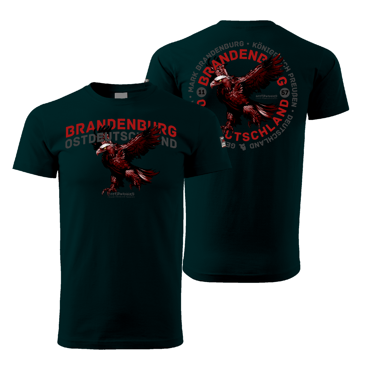 HTS09 MarkBrandebung Ostdeutschland Herren T-Shirt petroleum