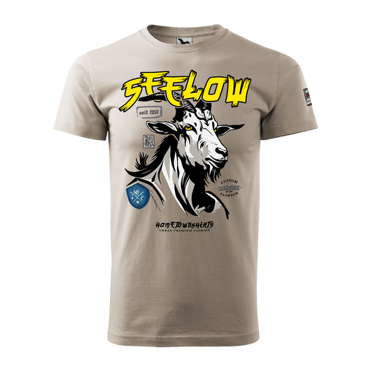 Seelow Ziegenbock Portrait - Herren T-Shirt unisex