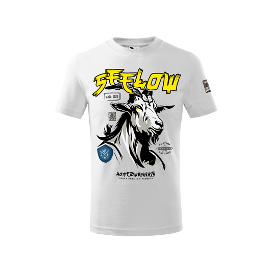 Seelow Ziegenbock Portrait - Kinder T-Shirt