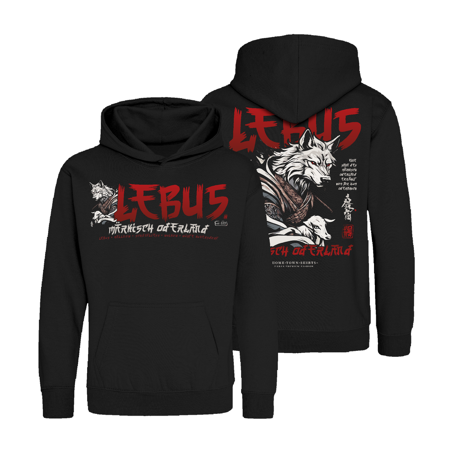 Lebus - Samurai Edition - Kinder Kapuzensweater - darkEdition