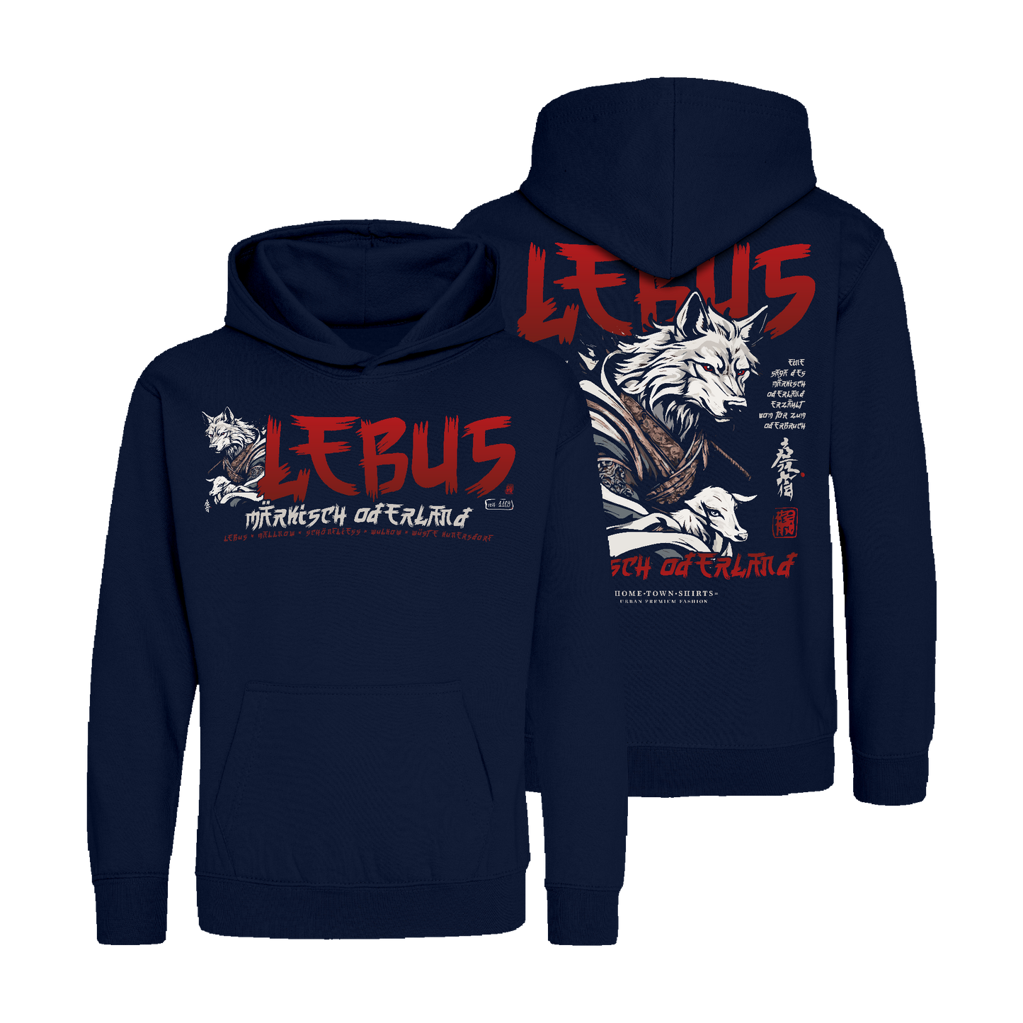 Lebus - Samurai Edition - Kinder Kapuzensweater - darkEdition