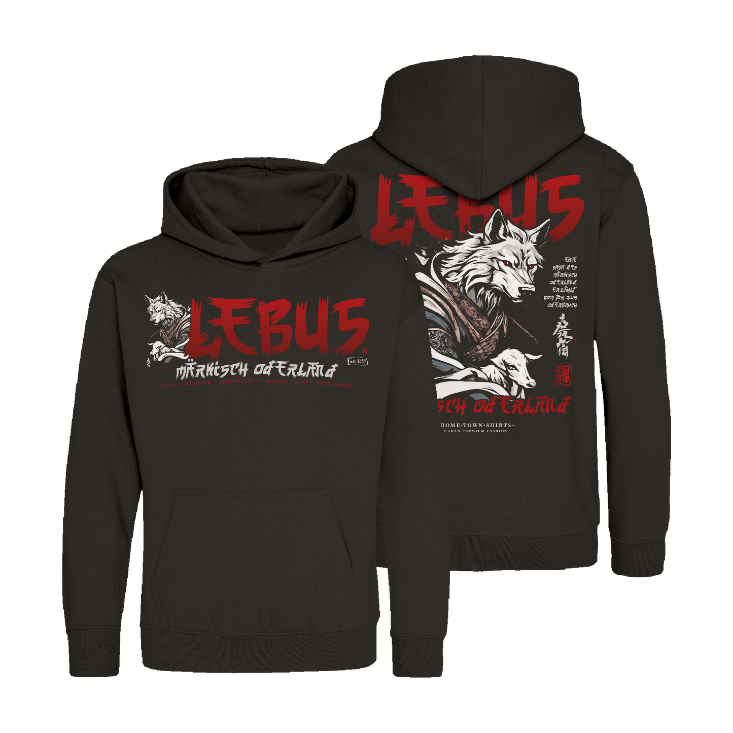 Lebus - Samurai Edition - Kinder Kapuzensweater - darkEdition