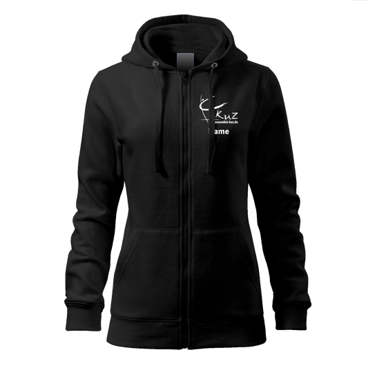 kuz - Womens Trendy Hooded Zipper - shirtidee.shop