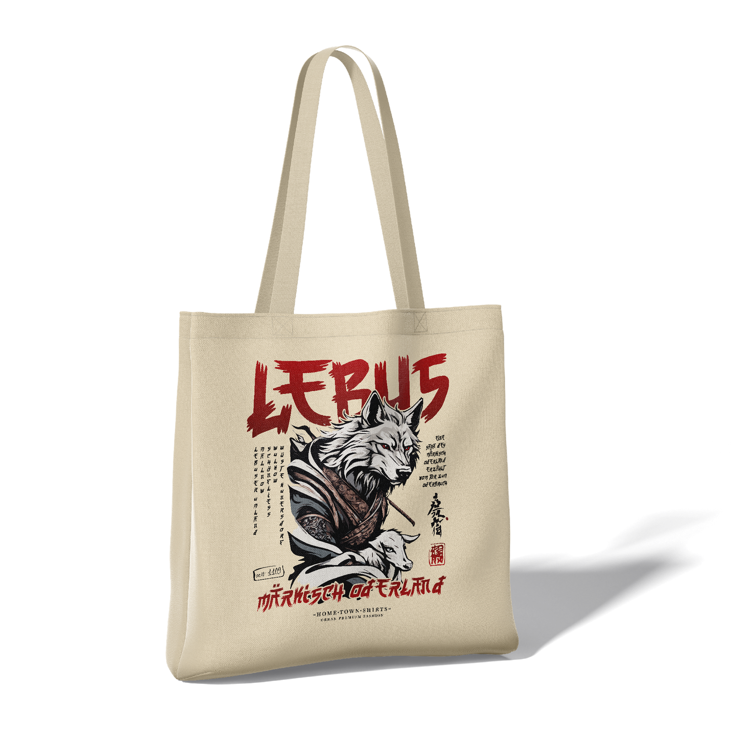 - Lebus - Samurai Edition - Baumwollbeutel - shirtidee.shop - - #tag1# - #tag2# - #tag3# - #tag4#