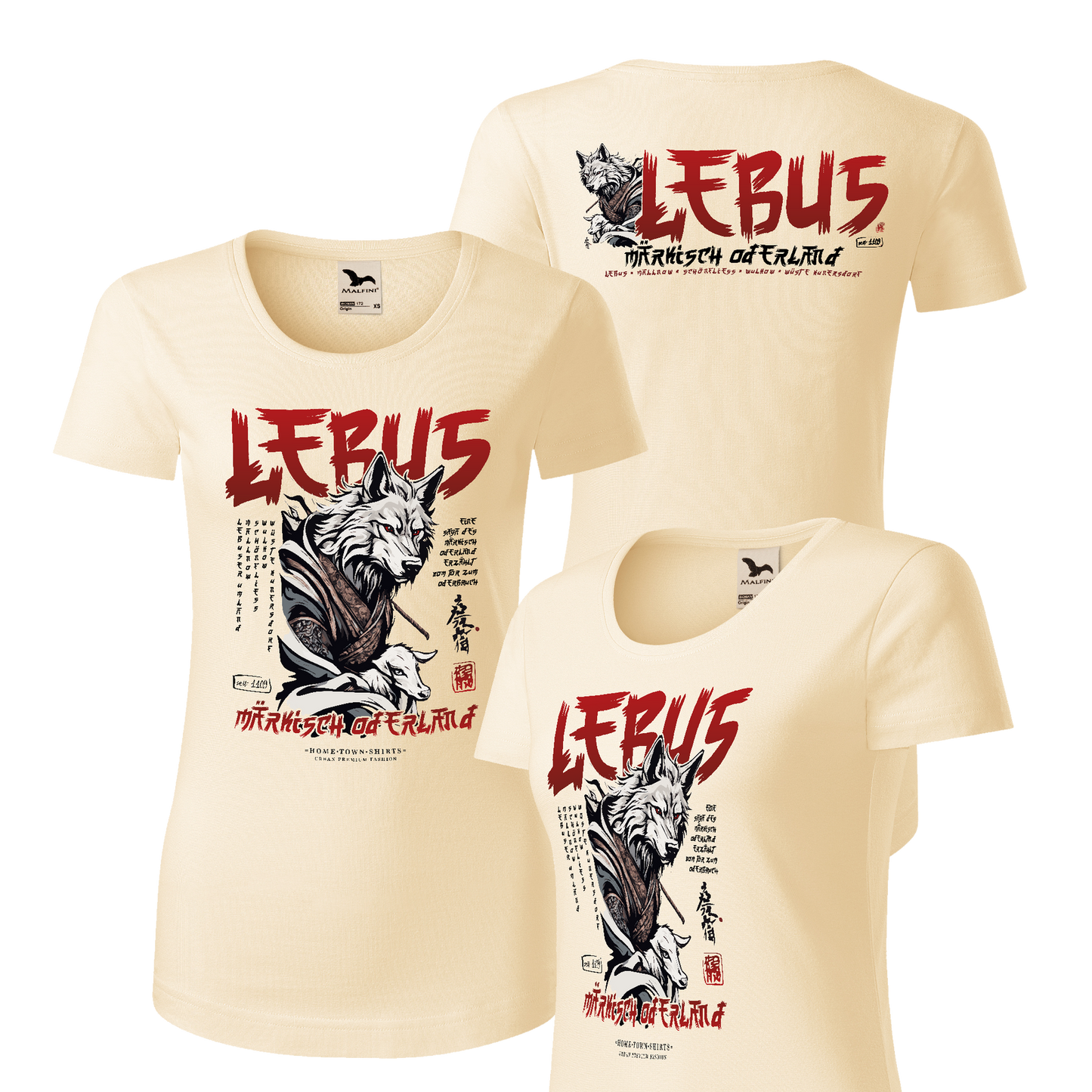 - Lebus - Samurai Edition - Damen T-Shirt - shirtidee.shop - - #tag1# - #tag2# - #tag3# - #tag4#