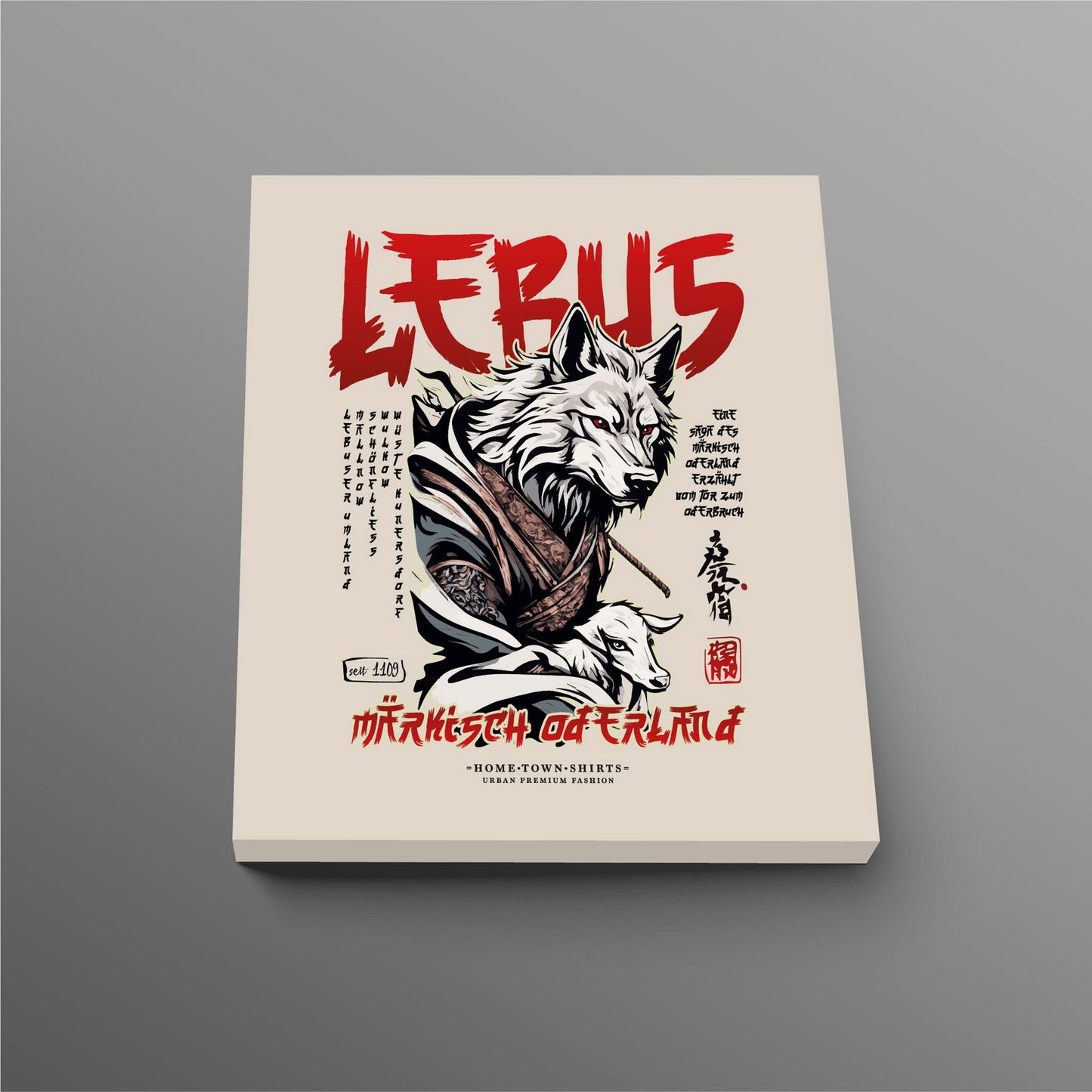 - Lebus - Samurai Edition - Keilrahmen Leinwand - shirtidee.shop - - #tag1# - #tag2# - #tag3# - #tag4#