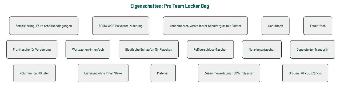 TuS – kleine Sporttasche Pro