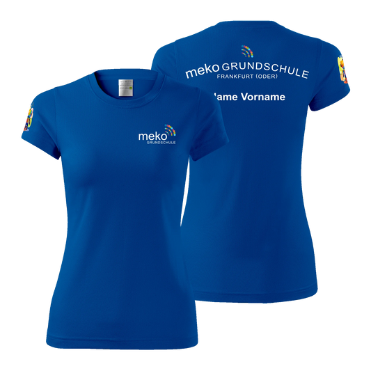 meko Damen Sport T-Shirt - snorkelblau - shirtidee.shop