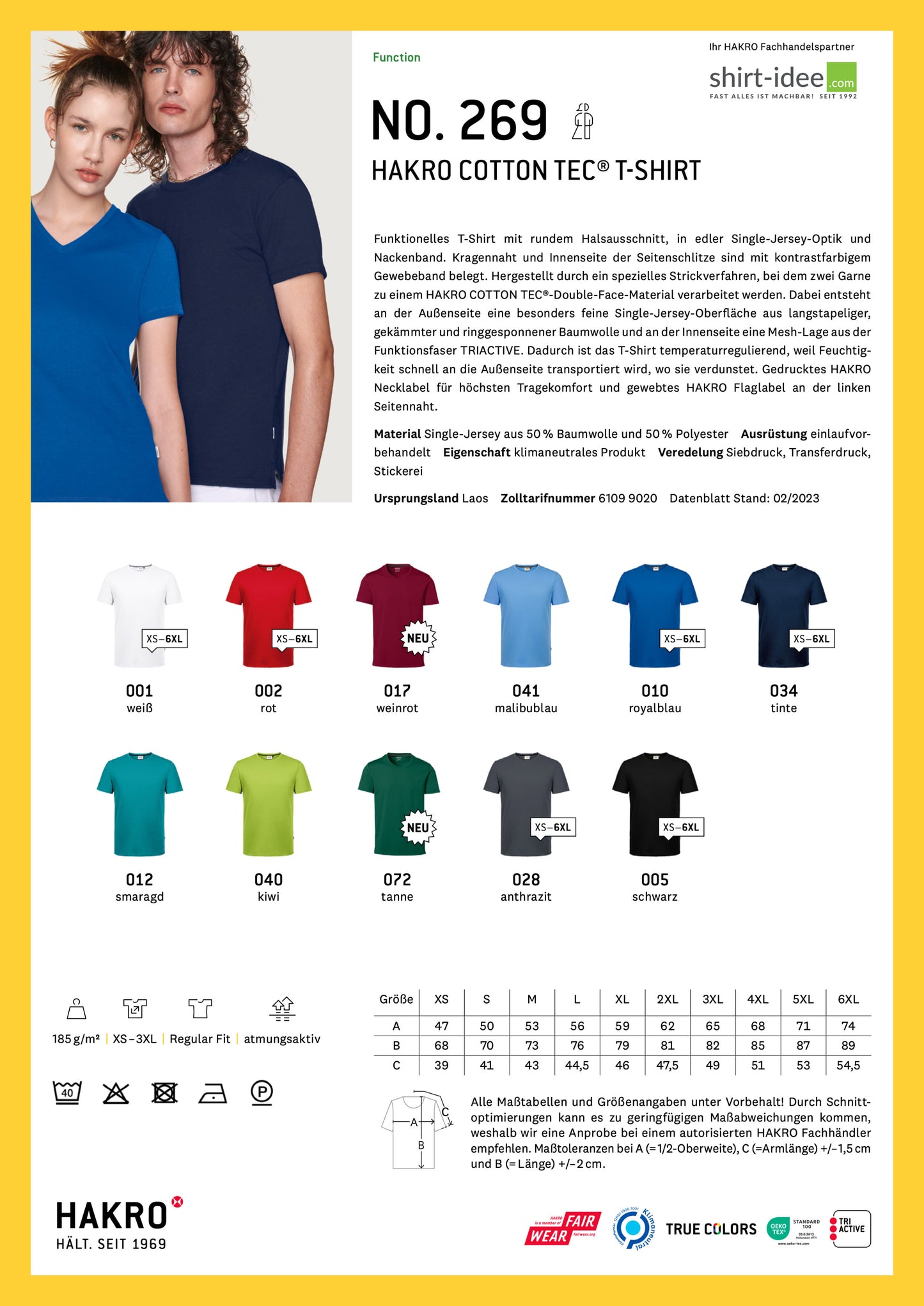 Seelow Ziegenbock Portrait - Cotton Tec Premium Shirt