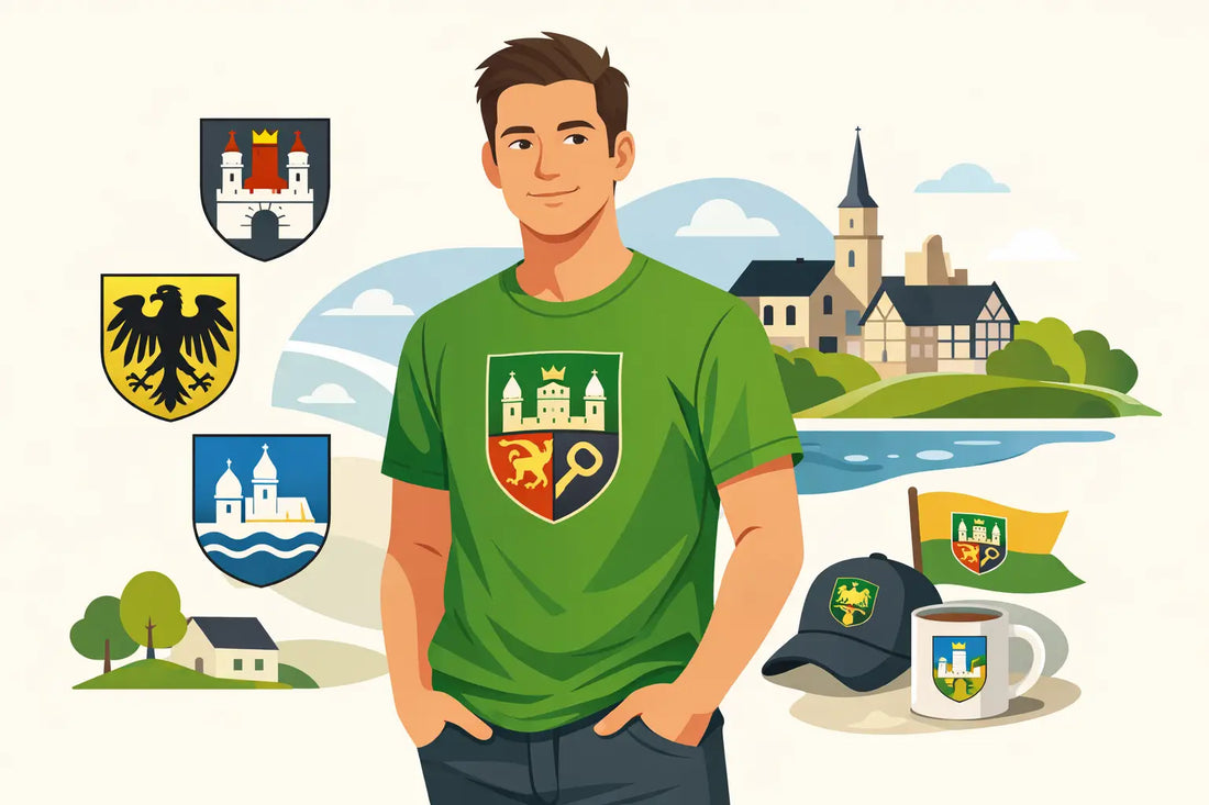 Heimatshirts mit Stadtwappen erklärt für echte Heimat