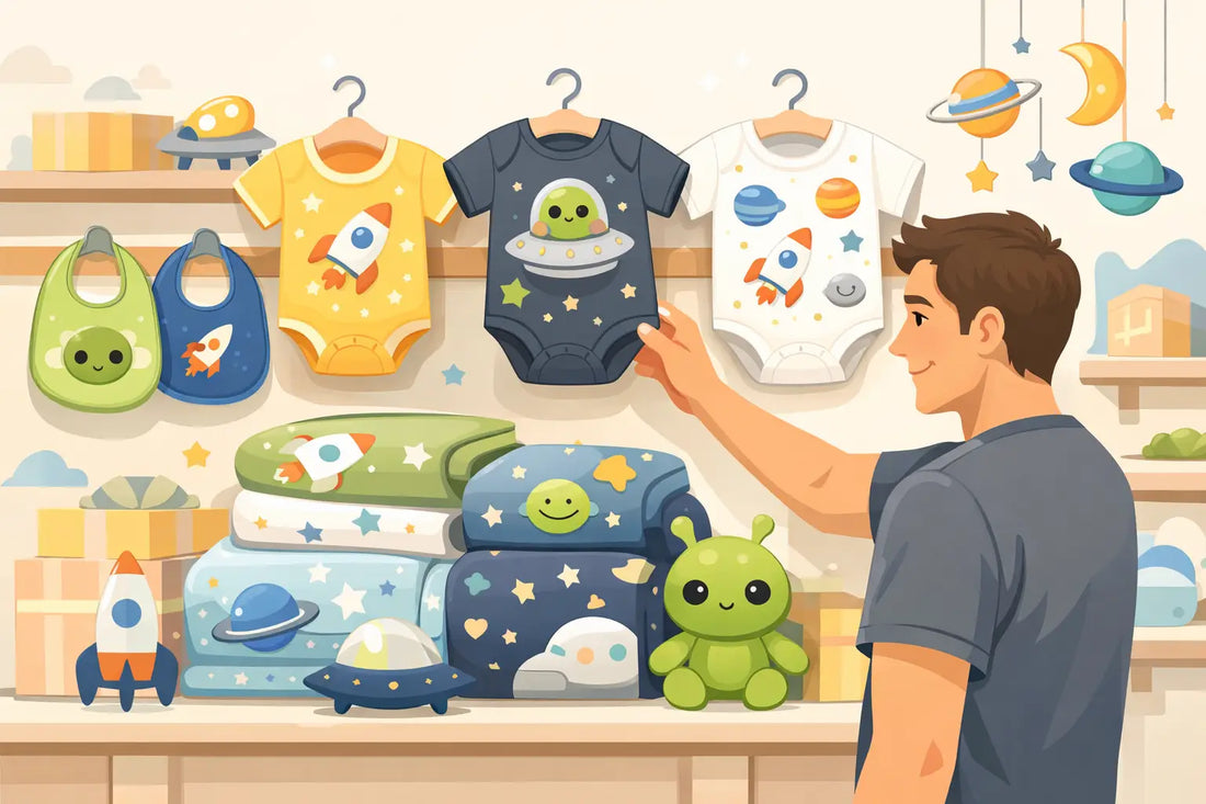 Das war's, ab jetzt habe ich die Macht: Star Wars Babytextilien