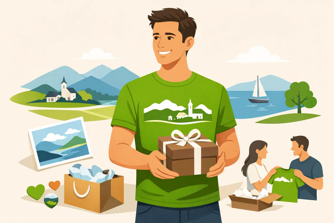 Heimatshirt als Geschenkidee, die bleibt
