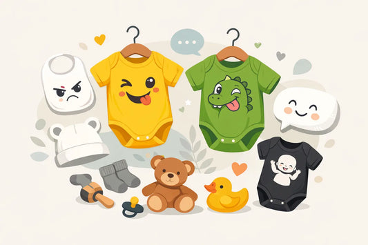 Babytextilien mit frechen Sprüchen, die bleiben
