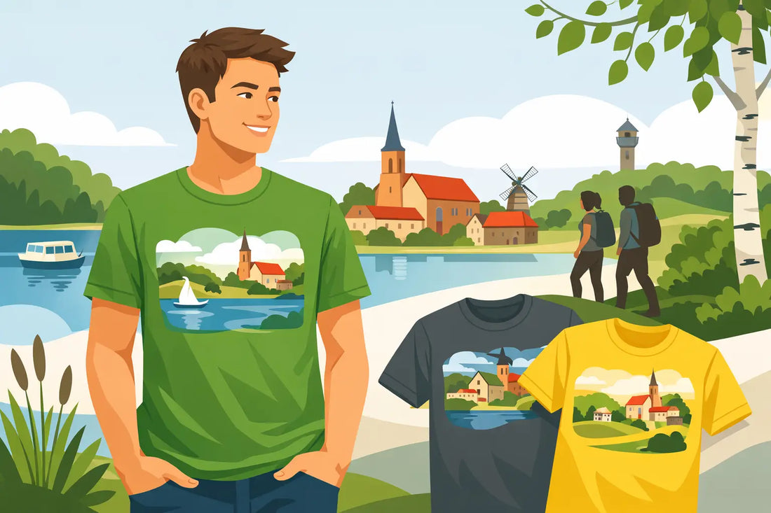 T-Shirts mit Strausberg-Motiven für echte Heimatliebe