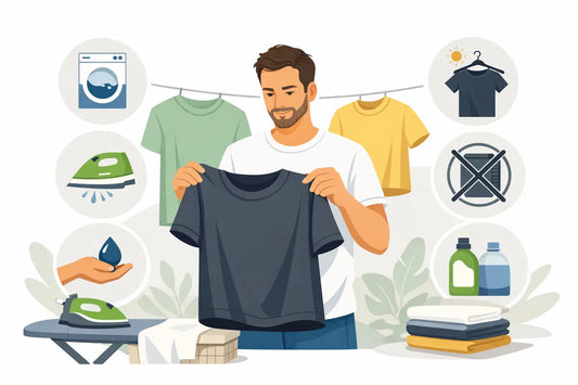 Pflegeanleitung für bedruckte Shirts
