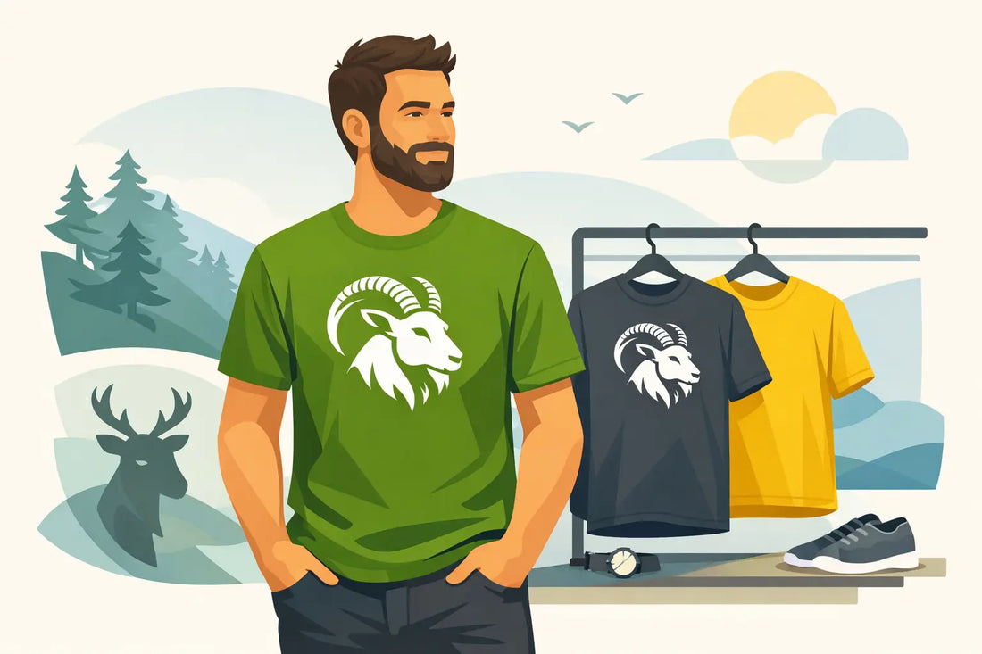 Seelow Ziegenbock-Shirts für Herren