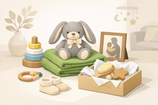Geschenk für Babybesuch zuhause, das bleibt