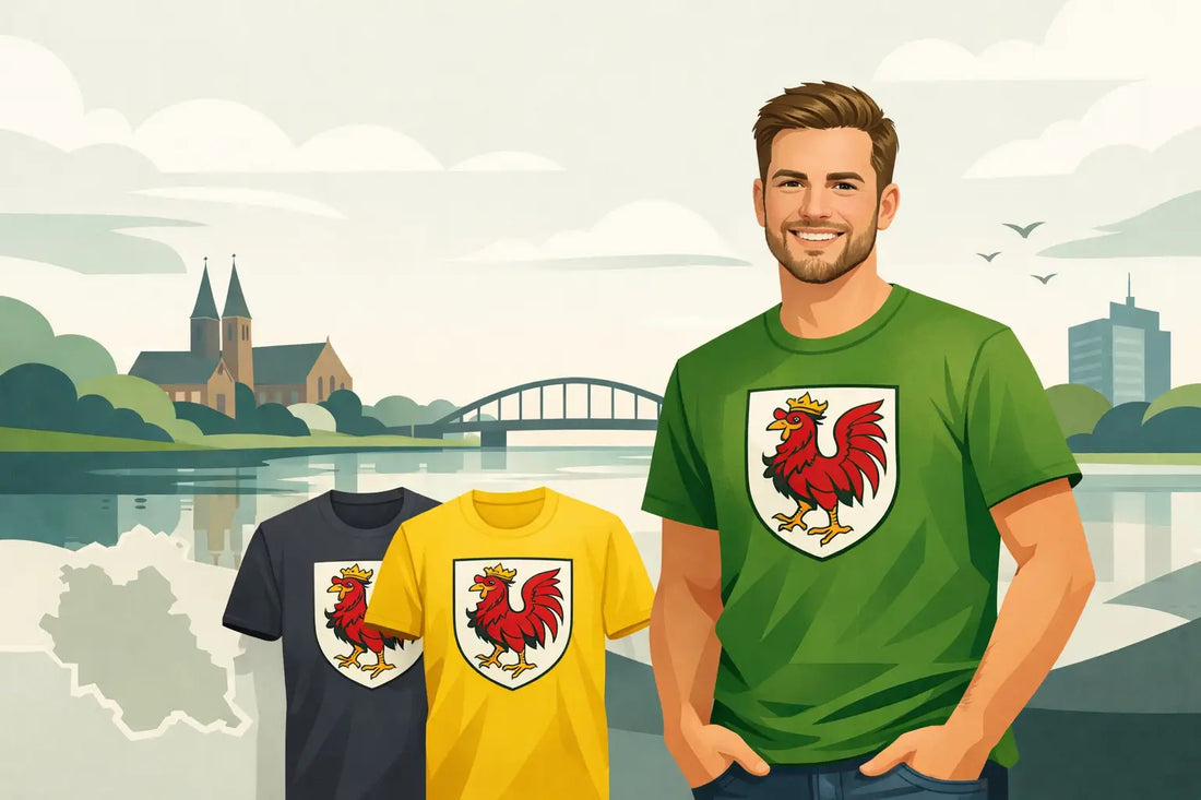Frankfurt (Oder) T-Shirts mit Hahn-Wappen