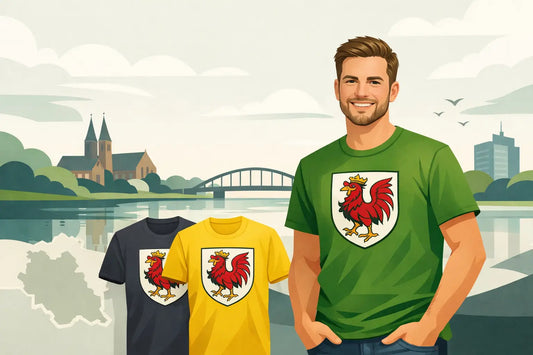 Frankfurt (Oder) T-Shirts mit Hahn-Wappen