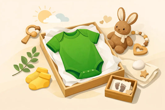 Einen Babybody zur Geburt schenken, der bleibt
