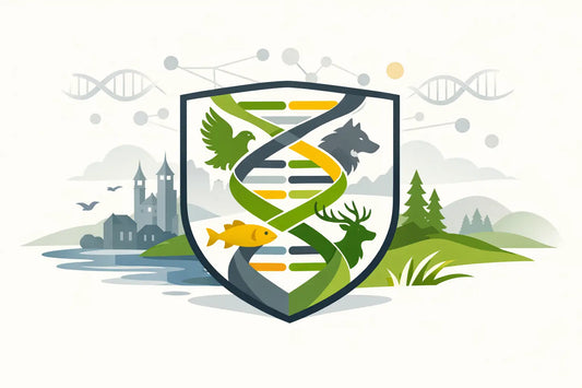 Ein Stadtwappen mit Tiersymbolen als DNA