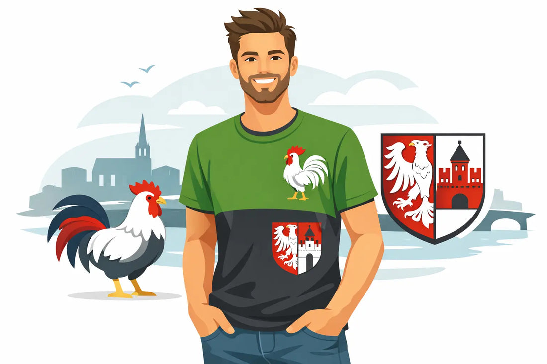 Frankfurt (Oder) Herren T-Shirts mit Hahn- und Wappen
