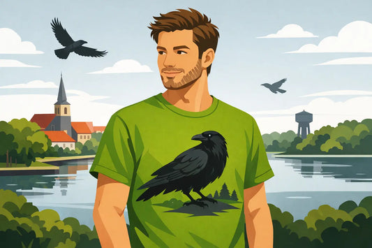 Fürstenwalde / Spree T-Shirts mit Raben-Motiv