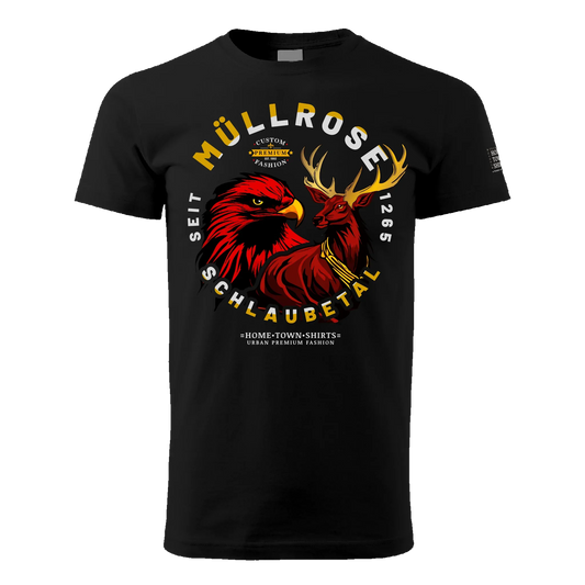 Müllrose Herren T-Shirt mit Stadtwappen | shirt-idee