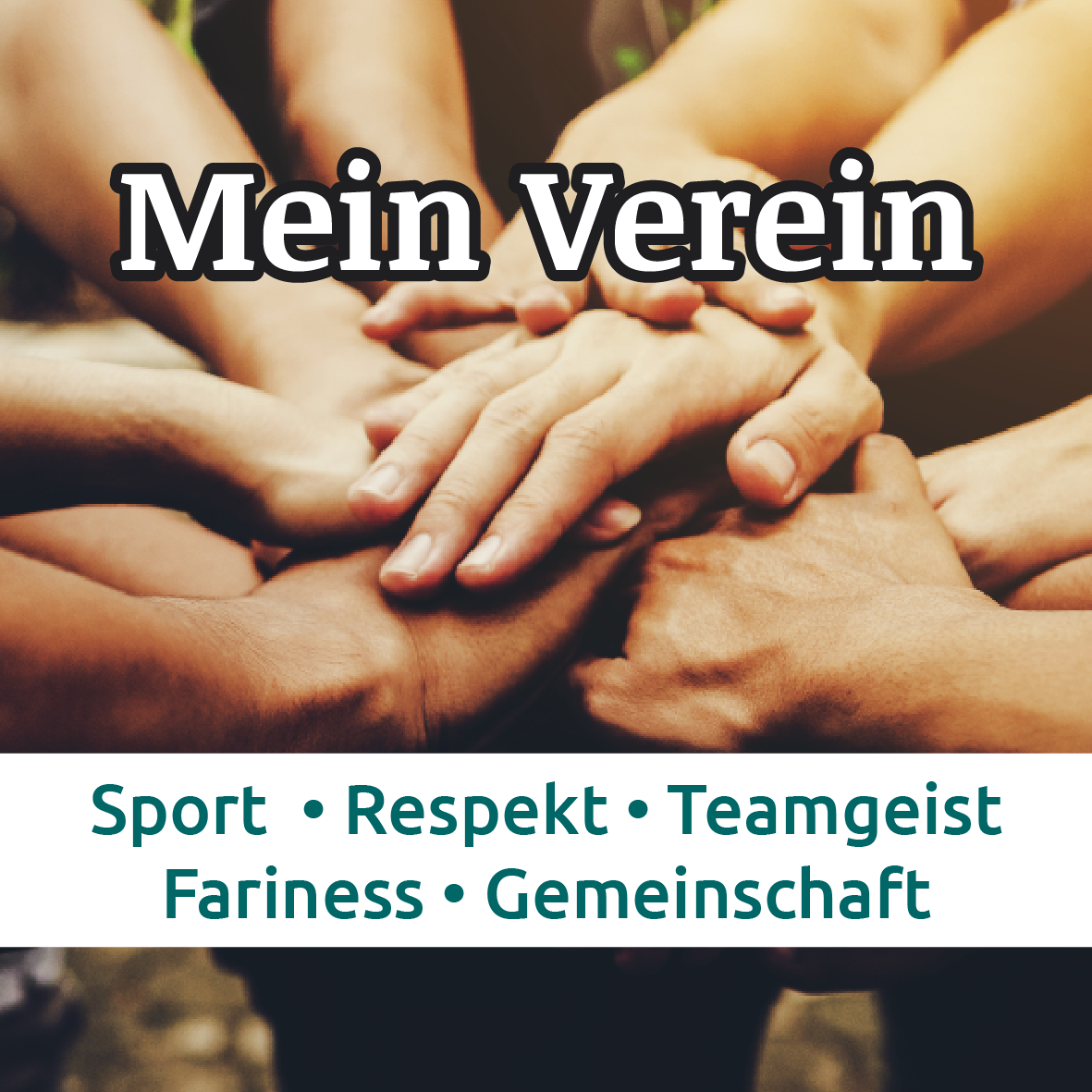 Mein Verein - Gemeinsam stark: Hol dir jetzt deine individuelle Vereinsbekleidung!