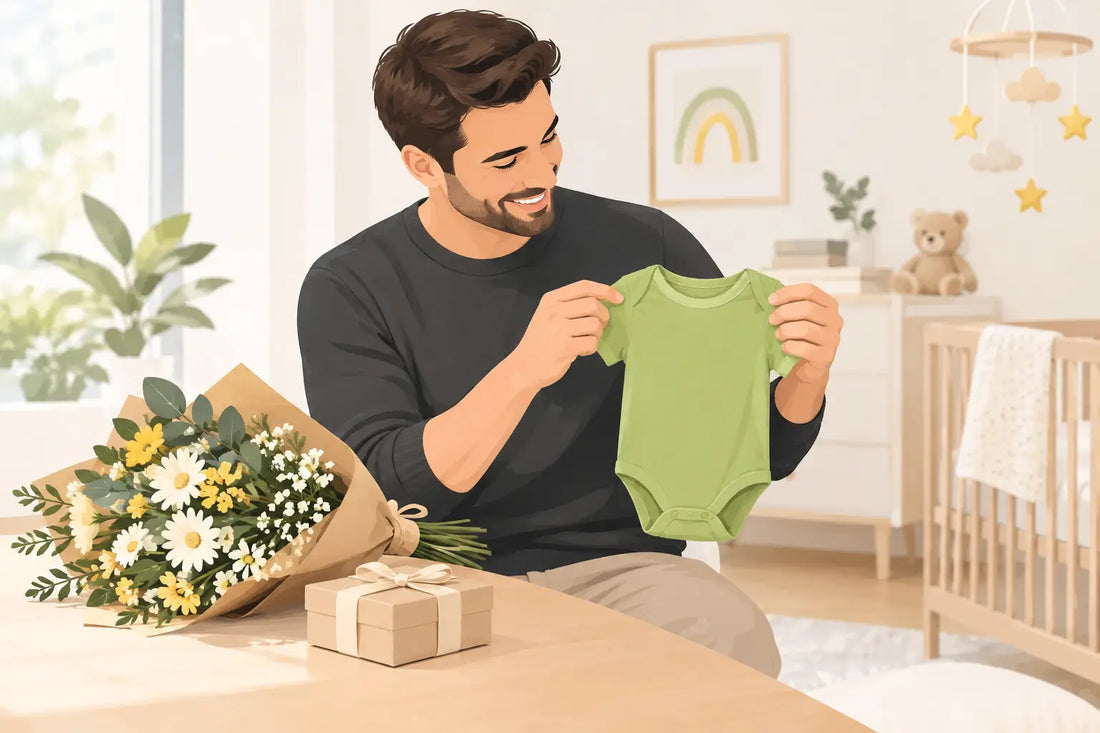 Babybody statt Blumen schenken zur Geburt