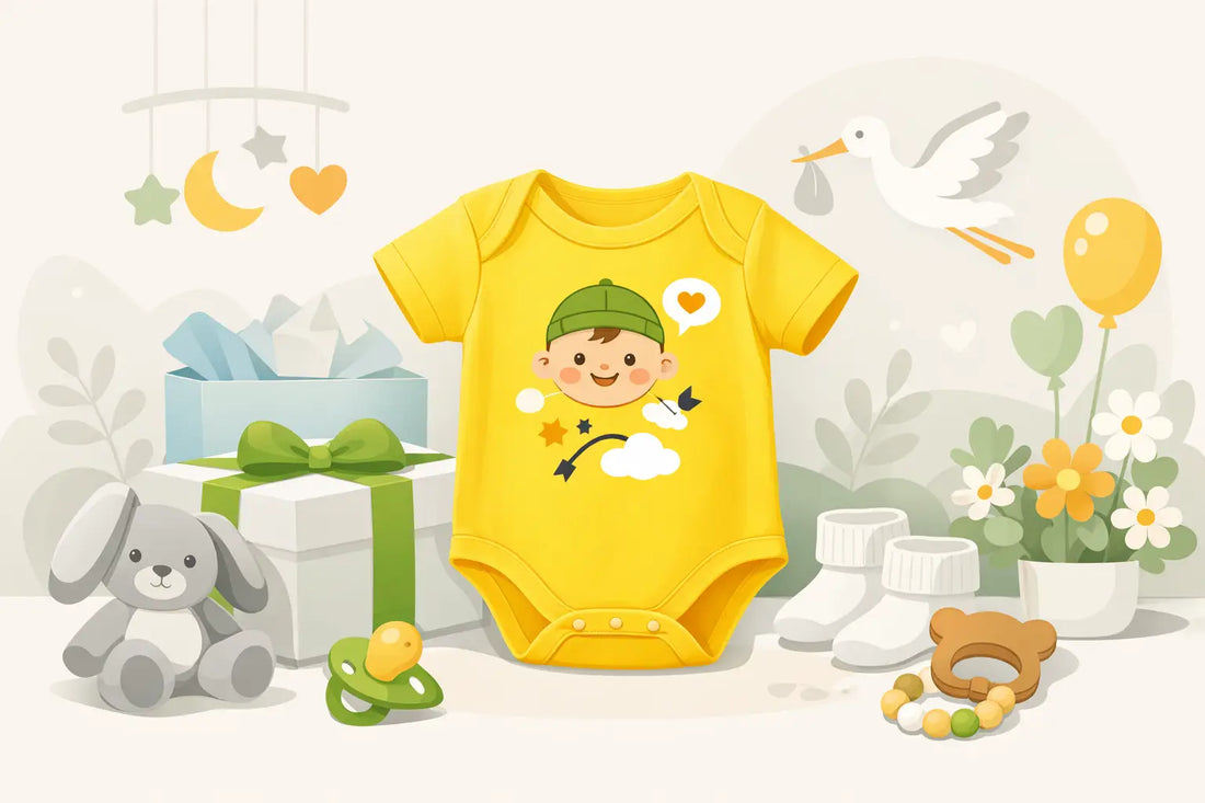 Babybody mit Spruch kaufen für Geburt und Babybesuch