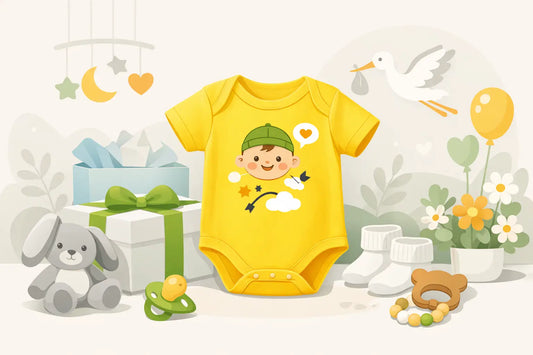 Babybody mit Spruch kaufen für Geburt und Babybesuch