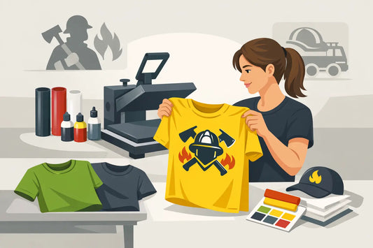 Feuerwehr Shirts bedrucken - worauf es ankommt