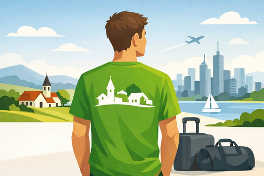Heimat T-Shirt für Weggezogene, das bleibt