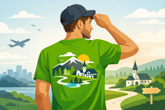 Heimatshirt für Weggezogene, das Heimat zeigt