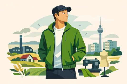Heimatmode aus Ostdeutschland mit Haltung