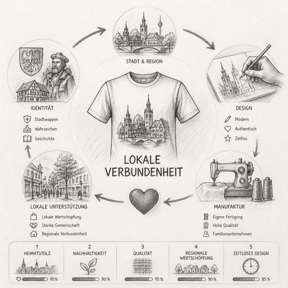 Lokale Verbundenheit durch moderne Mode: Stadtliebe zum Anziehen