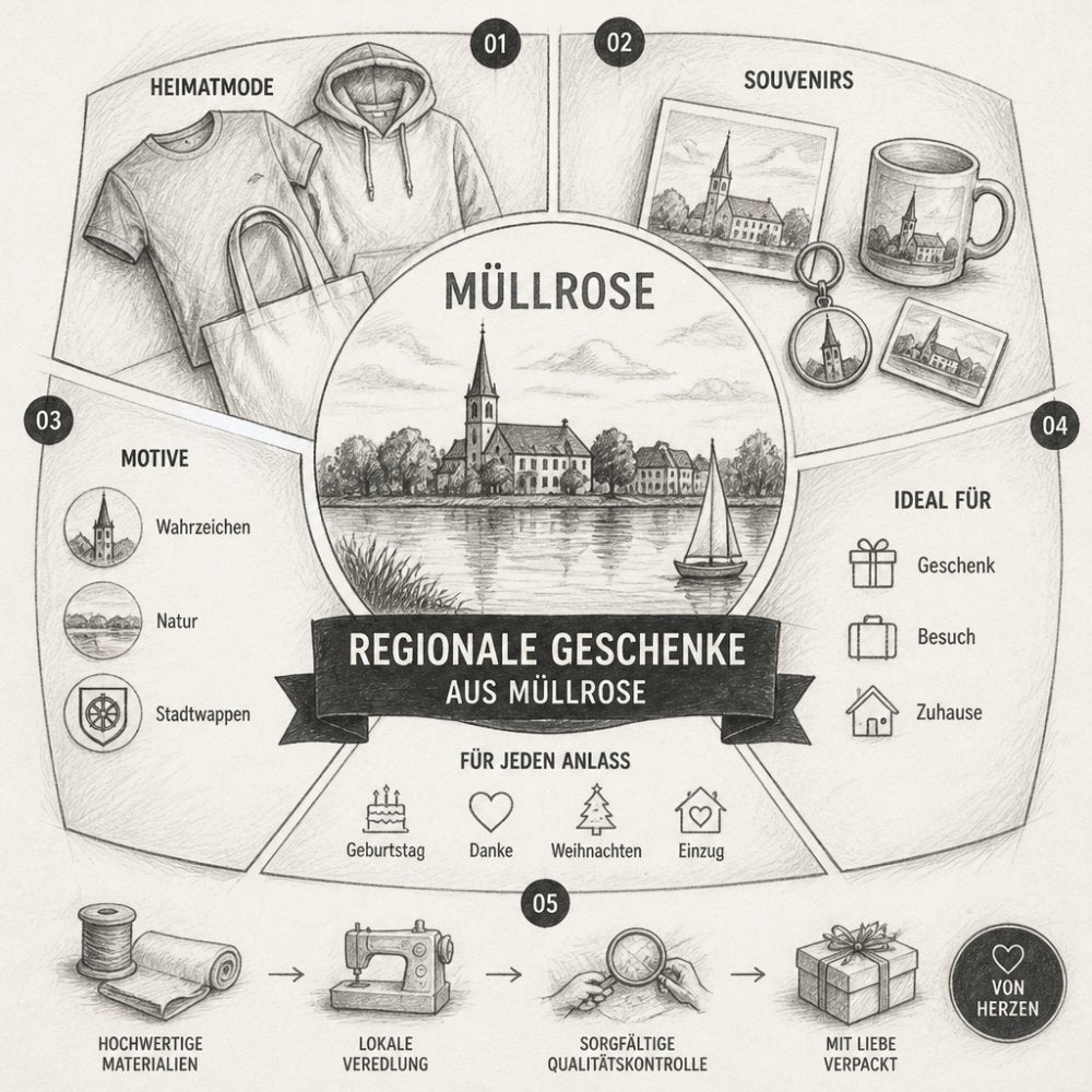 Regionale Geschenke aus Müllrose: Heimatmode & Souvenirs