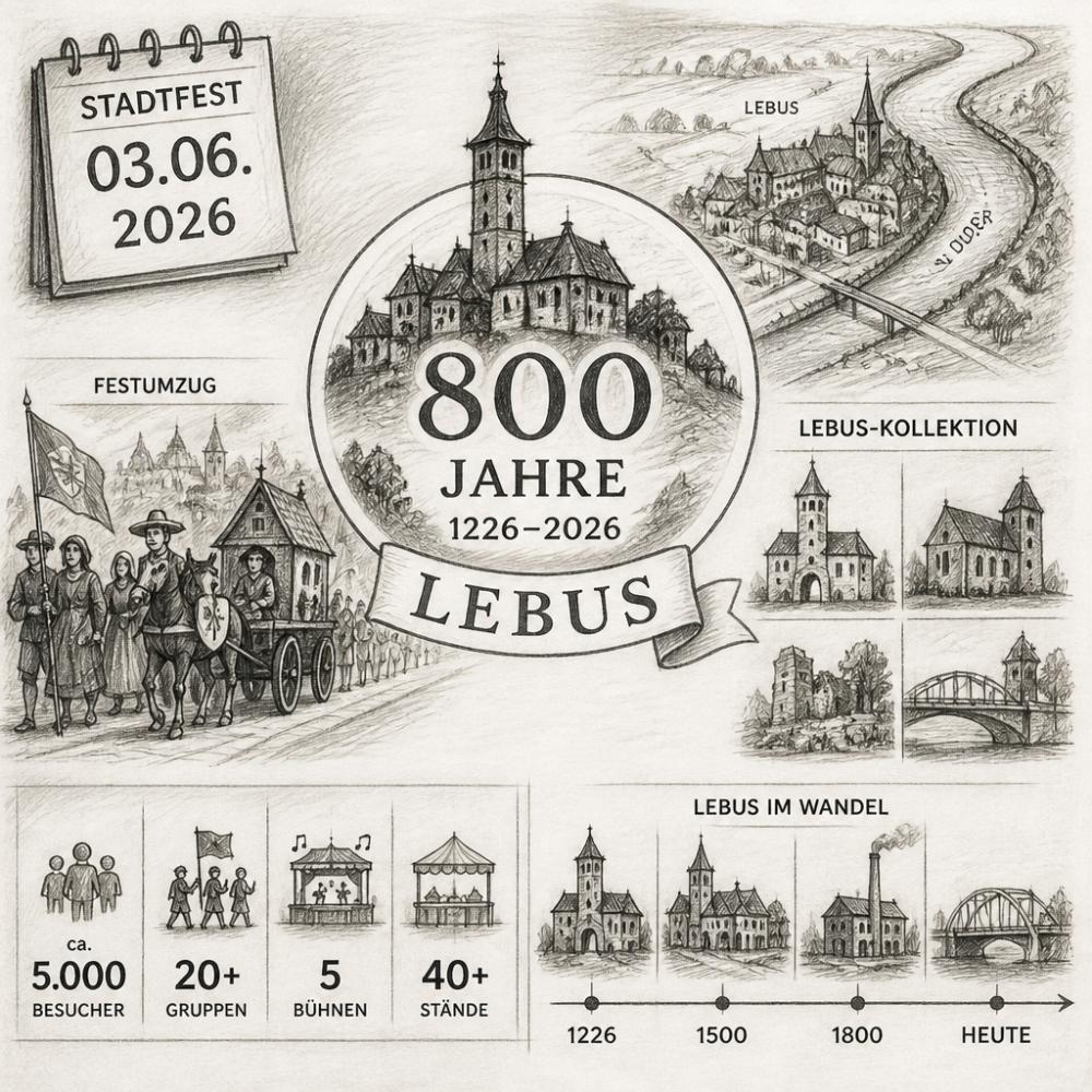 Stadtfest Lebus 2026: Das war das 800-Jahre-Jubiläum