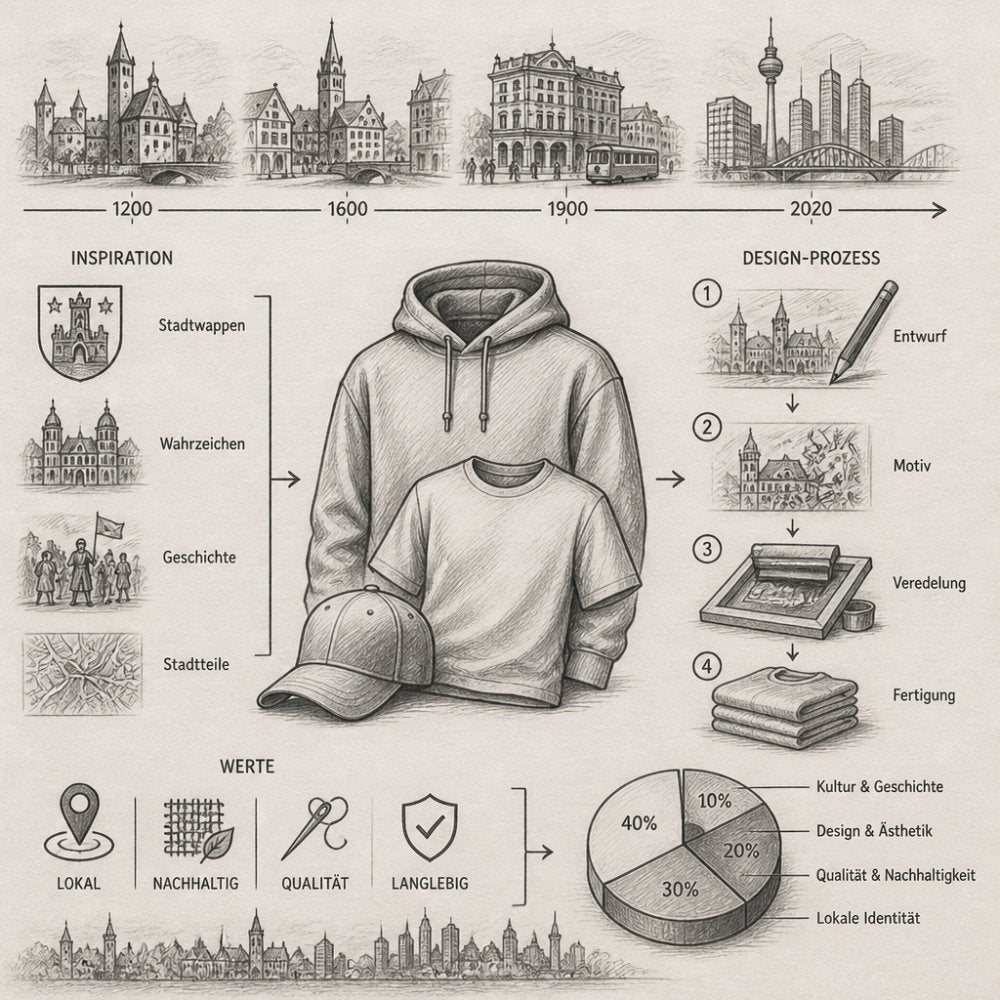 Urbane Streetwear mit historischem Hintergrund