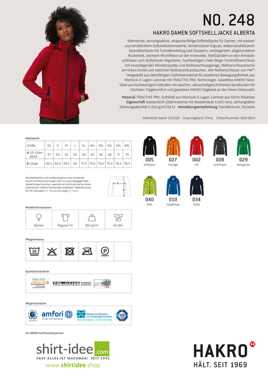 FFW Mallnow Softshelljacke Alberta - Damen - shirtidee.shop