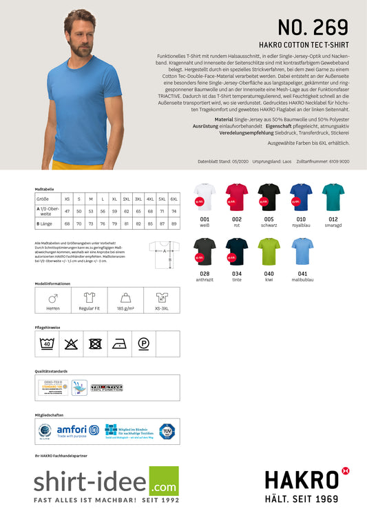 FFW Mallnow CottonTec T-Shirt - Herren - shirtidee.shop